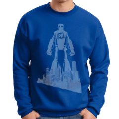 Hanes–Ultimate Cotton® Crewneck Sweatshirt - F260_DeepRoyal_A