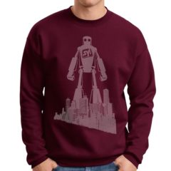 Hanes–Ultimate Cotton® Crewneck Sweatshirt - F260_Maroon_A