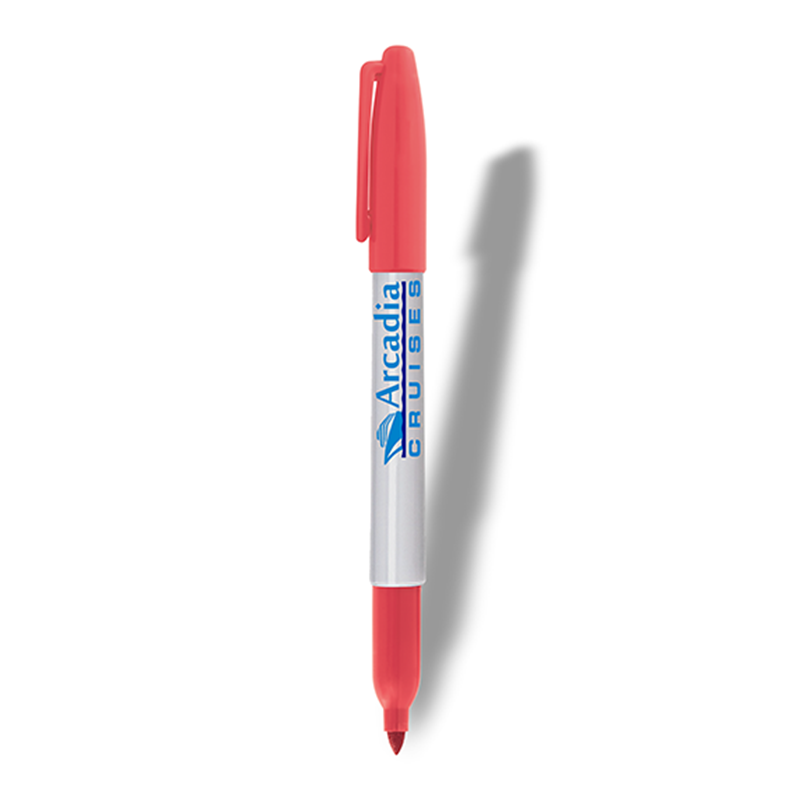 Sharpie Fine Point Permanent Marker - FPM-Cosmic-Solar-Flare-Red-w-logo