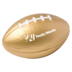 Football Stress Reliever – 3″ - Football Stress Reliever 8211 3in 8211 Gold