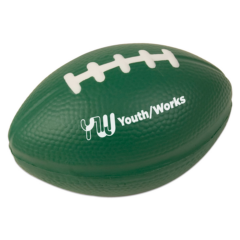 Football Stress Reliever – 3″ - Football Stress Reliever 8211 3in 8211 HunterGreen