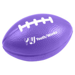 Football Stress Reliever – 3″ - Football Stress Reliever 8211 3in 8211 Lavender