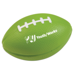 Football Stress Reliever – 3″ - Football Stress Reliever 8211 3in 8211 Lime Green
