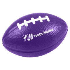 Football Stress Reliever – 3″ - Football Stress Reliever 8211 3in 8211 Purple