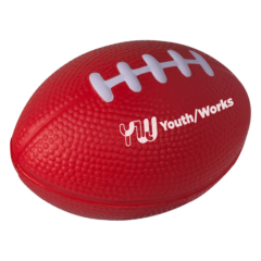 Football Stress Reliever – 3″ - Football Stress Reliever 8211 3in 8211 Red