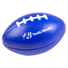 Football Stress Reliever – 3″ - Football Stress Reliever 8211 3in 8211 Reflex Blue