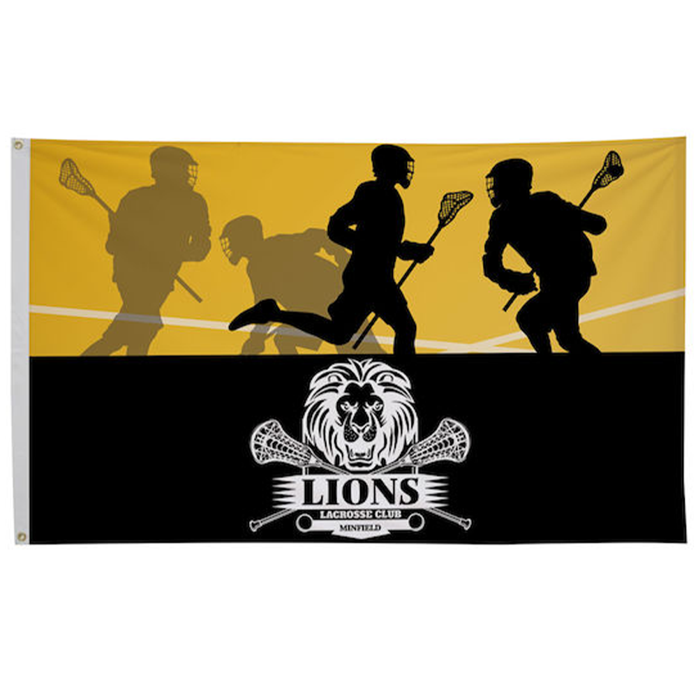 Full-Color Polyester Double-Sided Flag – 5′ x 3′ - Full Color Polyester Double-Sided Flag 8211 58242 x 38242