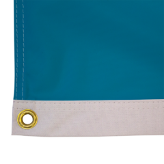 Full-Color Polyester Single-Sided Flag – 6′ x 4′ - Full-Color Polyester Single-Sided Flag 8211 38242 x 28242BrassGrommetCanvasHeader