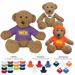 Plush Ole’ Time Rag Bear With Shirt – 8 1/2″ - H1230_group_m