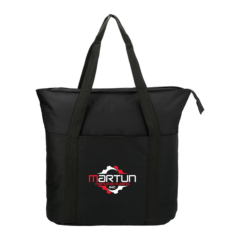 Heavy Duty Zippered Convention Tote - Heavy Duty Zippered Convention Tote 8211 Black