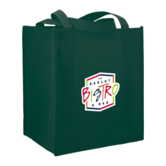 Hercules Non-Woven Grocery Tote - Hercules Non-Woven Grocery Tote 8211 Hunter Green