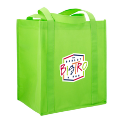 Hercules Non-Woven Grocery Tote - Hercules Non-Woven Grocery Tote 8211 Lime