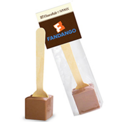 Hot Chocolate on a Spoon in Header Bag - HotChocolateonaSpooninHeaderBagBelgianMilkChocolate