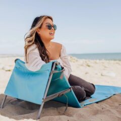 Beachcomber Portable Beach Chair & Tote - J280 8211 in use