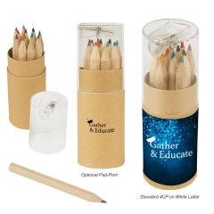 Colored Pencils with Sharpener - J292_group