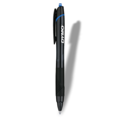 uni-ball® Jetstream Sport Pen - JBR-Black-Barrel-Blue-w-logo