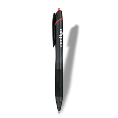 uni-ball® Jetstream Sport Pen - JBR-Black-Barrel-Red-w-logo