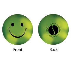 Mood Smiley Face Stress Ball - K0445 45000-green-yellow