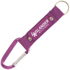 Strap Happy Carabiner Keychain - LAJ-GS-Purple 1