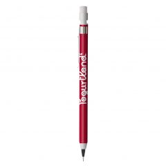 Full Color Mechanical Pencil with Clip - MEC-C-SC-Dk Red