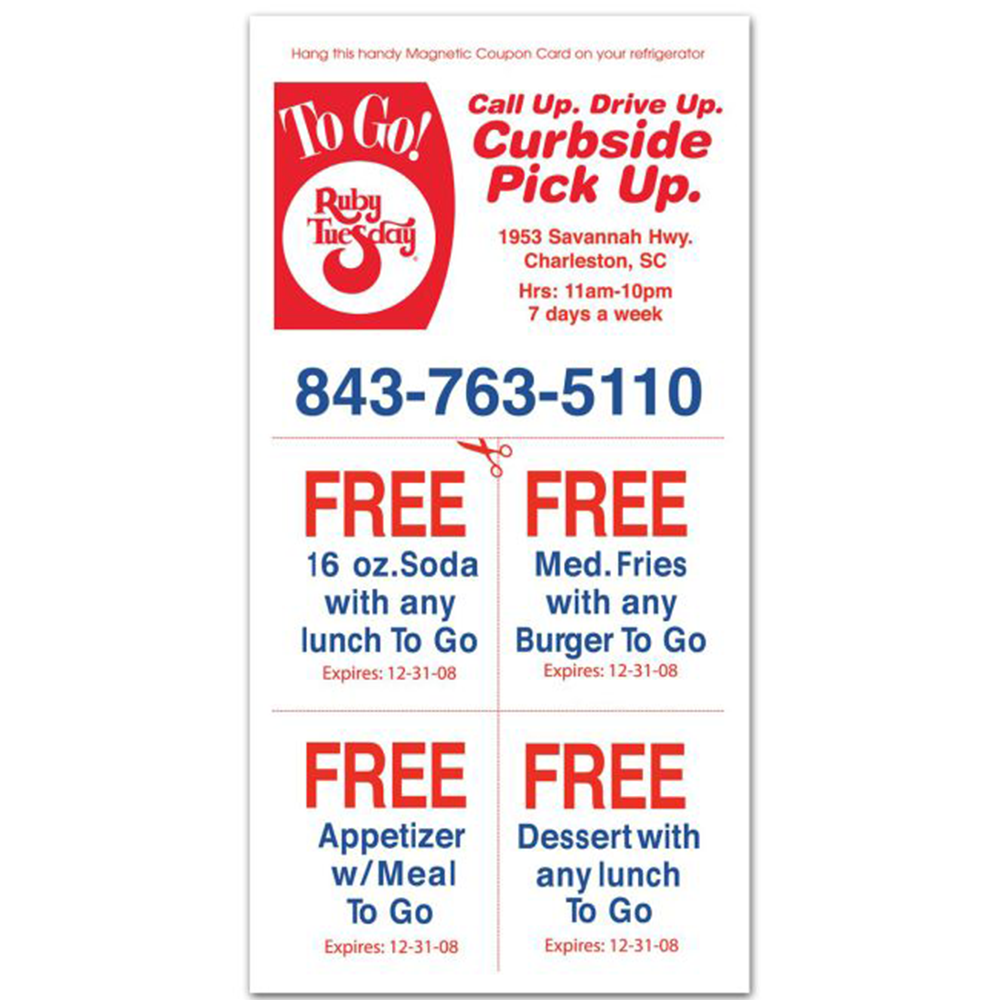 Magnetic Stick Up Card - Magnetic Stick Up CardCoupons