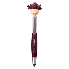 MopToppers® Screen Cleaner with Stylus Pen (Multicultural Light Tone) - MopToppers Screen Cleaner with Stylus Pen Multi-Cultural Light Tone 8211 Burgundy