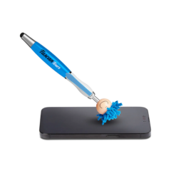 MopToppers® Screen Cleaner with Stylus Pen (Multicultural Light Tone) - MopToppers Screen Cleaner with Stylus Pen Multi-Cultural Light Tone 8211 In Use