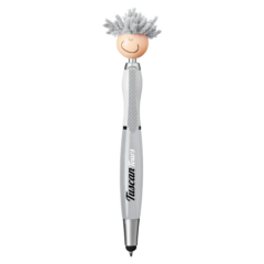 MopToppers® Screen Cleaner with Stylus Pen (Multicultural Light Tone) - MopToppers Screen Cleaner with Stylus Pen Multi-Cultural Light Tone 8211 Platinum