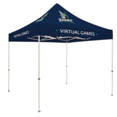 Tent Kit with 4-Location Full Color Imprint – 10′ x 10′ - Navy