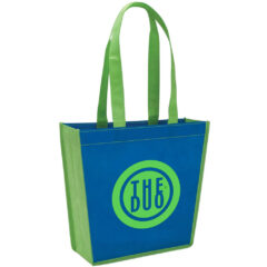 Poly Pro Trapeze Tote - Poly Pro Trapeze Tote_Royal Blue_Lime Green