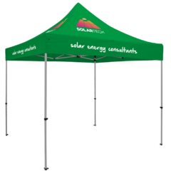Premium 10′ Tent Kit (Four Location, Full-Color Imprints) - Premium 108242 Tent Kit Four Location Full-Color ImprintsEmerald