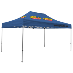 Premium Event Tent Kit – 10′ x 15′ (4 location, full color imprints) - PremiumEventTentKit10x154 location full color imprintsCobalt