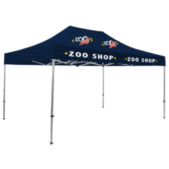 Premium Event Tent Kit – 10′ x 15′ (4 location, full color imprints) - PremiumEventTentKit10x154 location full color imprintsNavy