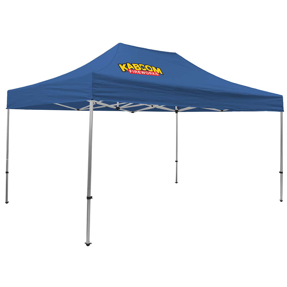 Premium Event Tent Kit – 10′ x 15′ (one location, full color imprint) - PremiumEventTentKit10x15Cobalt