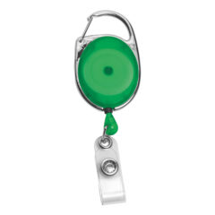 Full Color Retractable Carabiner Style Badge Reel and Badge Holder - RBRCA4_11