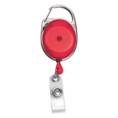 Full Color Retractable Carabiner Style Badge Reel and Badge Holder - RBRCA4_13