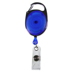 Full Color Retractable Carabiner Style Badge Reel and Badge Holder - RBRCA4_15
