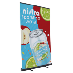 Economy Retractor Kit with No-Curl Hybrid Media – 48″ - RetractorKitNoCurlHybridMedia48Black