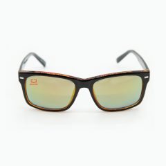 Classic Sunglasses with Advanced Mirrored Lenses - S119_Orange_Front