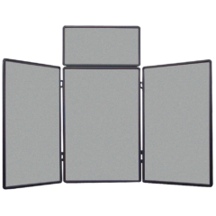Show and Write Display with Graphic Panels – 6′ - Show and Write Display with Graphic Panels 8211 6ftgrey
