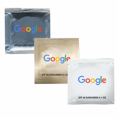 Small Sunscreen Packet SPF30 8211 design sample