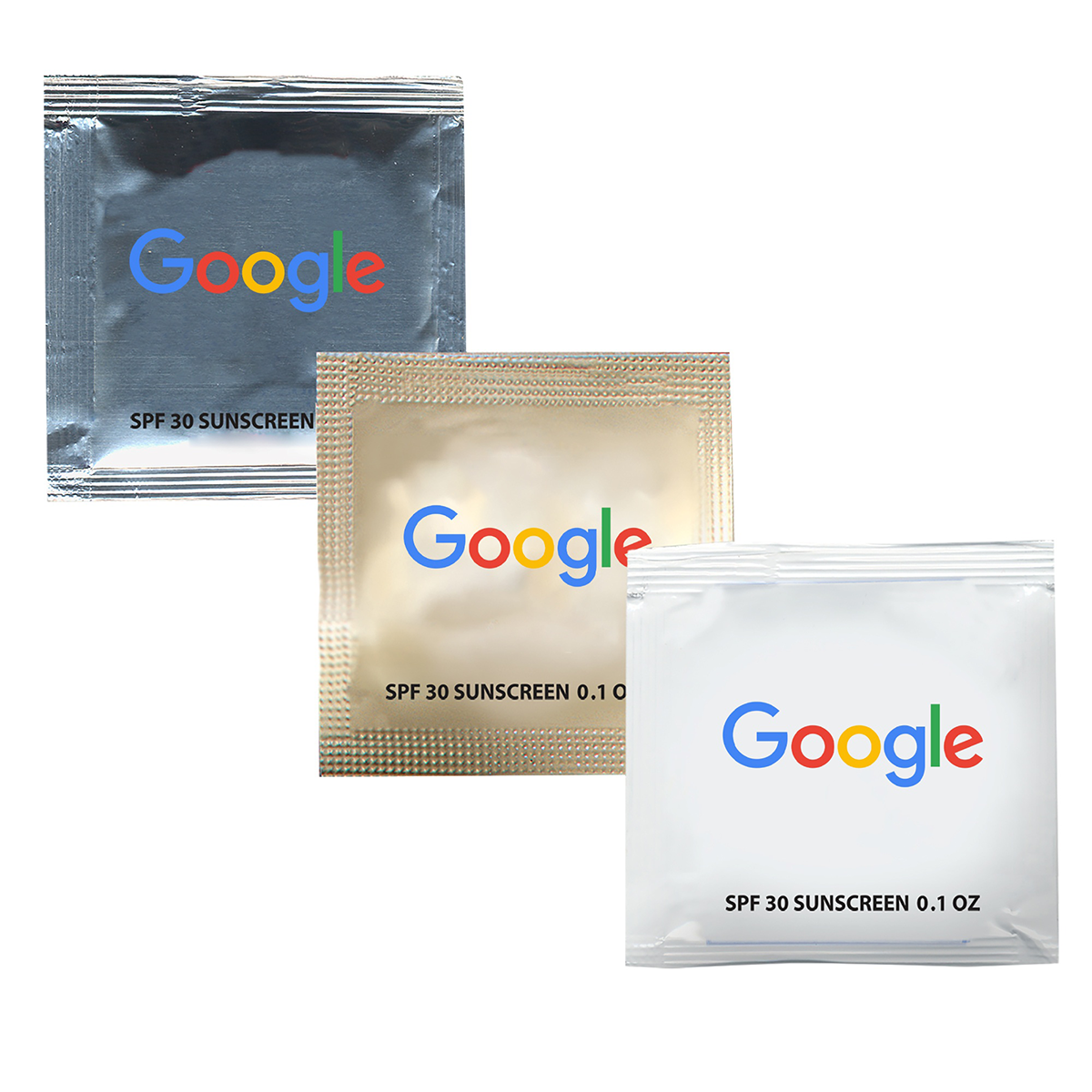 Custom Printed Sunscreen Packets
