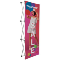Splash Straight Floor Display with Face Graphic Kit - 3'