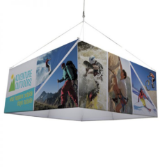 Square EuroFit Hanging Banner Kit – 8′ - Square EuroFit Hanging Banner Kit 8211 8In Use