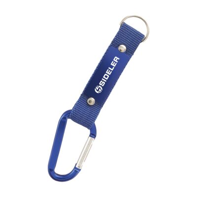 Strap Happy Carabiner Keychain 8211 Blue