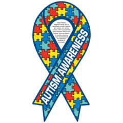 Support Ribbon Magnet/Car Sign - SupportRibbonMagnetCarSignAutism