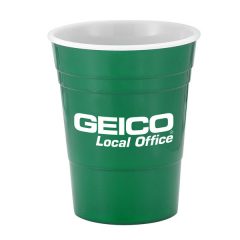 Reusable Hard Plastic Party Cups – 16 oz - TM25-GN_600px_L