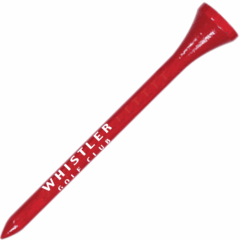 Tall Golf Tee - Tall Golf Tee- Red