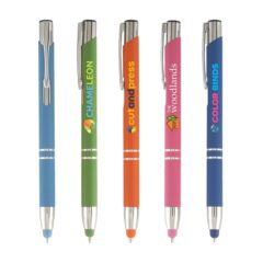 Tres-Chic Softy Bright Stylus Pen - Tres-Chic Softy Bright Stylus Pen 8211 Full color imprint
