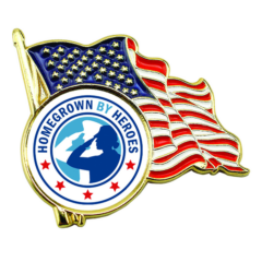 USA Flag Lapel Pin - USAflagpin2